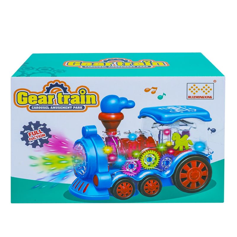 Jucarii, Copii si Bebe - Jucarii si jocuri - Vehicule si jucarii cu telecomanda - Trenulete de jucarie - Locomotiva, cu baterii - Infinity.ro