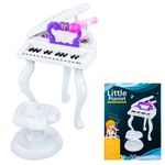 Jucarii, Copii si Bebe - Jucarii si jocuri - Jucarii de rol - Instrumente muzicale de jucarie - Orga cu baterii + microfon + scaunel - Infinity.ro