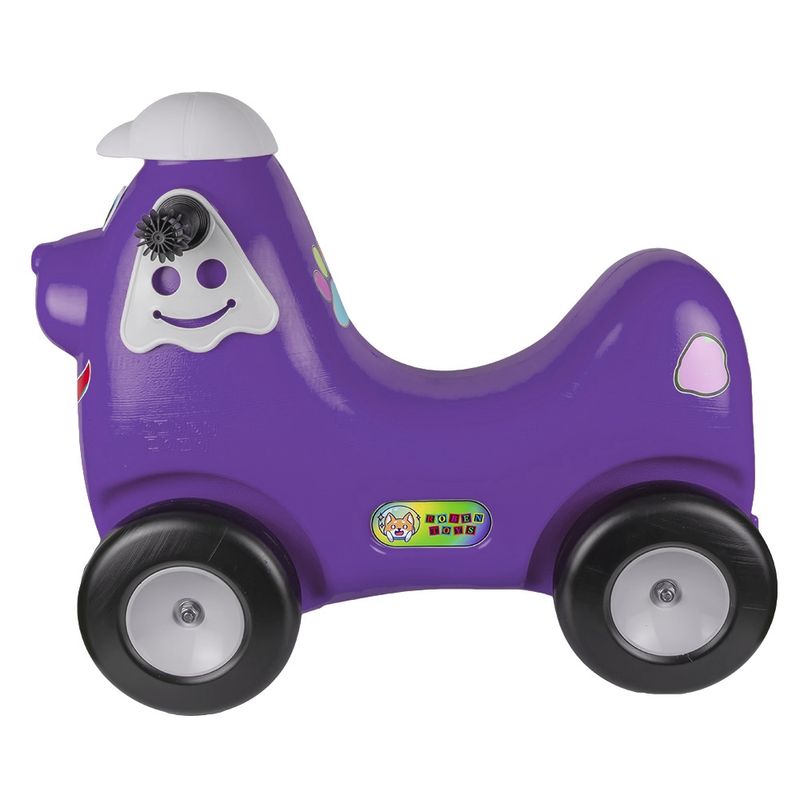 Jucarii, Copii si Bebe - Jucarii si jocuri - Jucarii de exterior - Balansoare copii - Catel balansoar 2 in 1, mov - ROBENTOYS - Infinity.ro