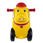Jucarii, Copii si Bebe - Jucarii si jocuri - Jucarii de exterior - Masinute si vehicule pentru copii - Catel cu roti, galben - ROBENTOYS - Infinity.ro