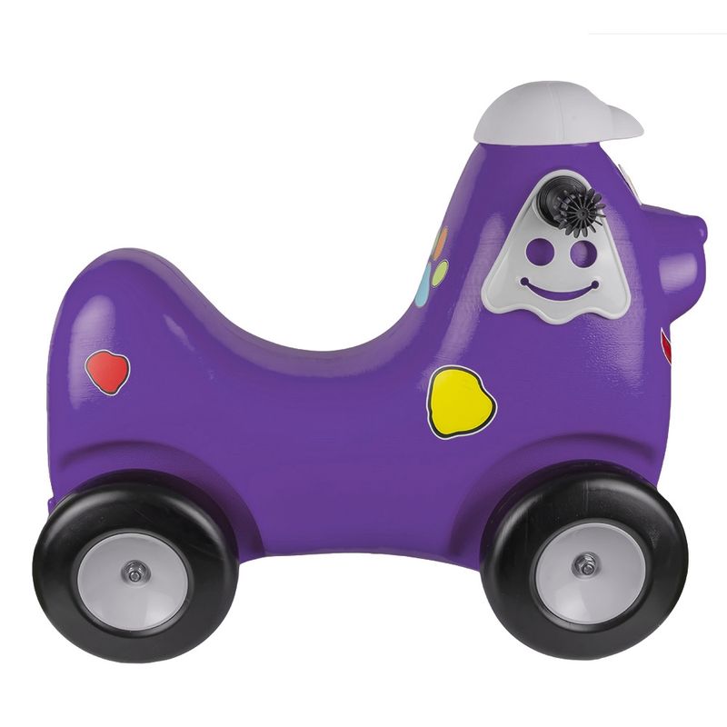 Jucarii, Copii si Bebe - Jucarii si jocuri - Jucarii de exterior - Balansoare copii - Catel balansoar 2 in 1, mov - ROBENTOYS - Infinity.ro