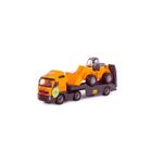 Jucarii, Copii si Bebe - Jucarii si jocuri - Vehicule si jucarii cu telecomanda - Utilaje constructie de jucarie - Trailer+excavator - Volvo PowerTruck, 89 x 19 x 25 cm, Wader - Infinity.ro