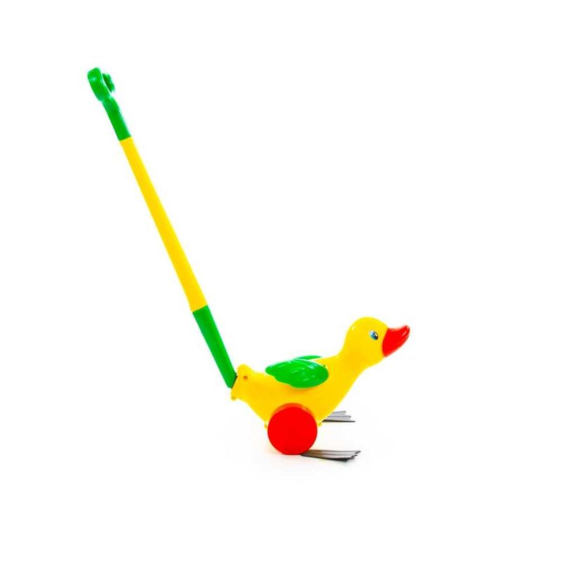 Jucarii, Copii si Bebe - Jucarii si jocuri - Jucarii bebelusi - Jucarii de tras/impins - Ratusca de impins, 60 x 18 x 26, Polesie - Infinity.ro