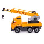 Jucarii, Copii si Bebe - Jucarii si jocuri - Vehicule si jucarii cu telecomanda - Utilaje constructie de jucarie - Camion cu macara - Volvo PowerTruck, 72 x 19 x 32 cm, Wader - Infinity.ro