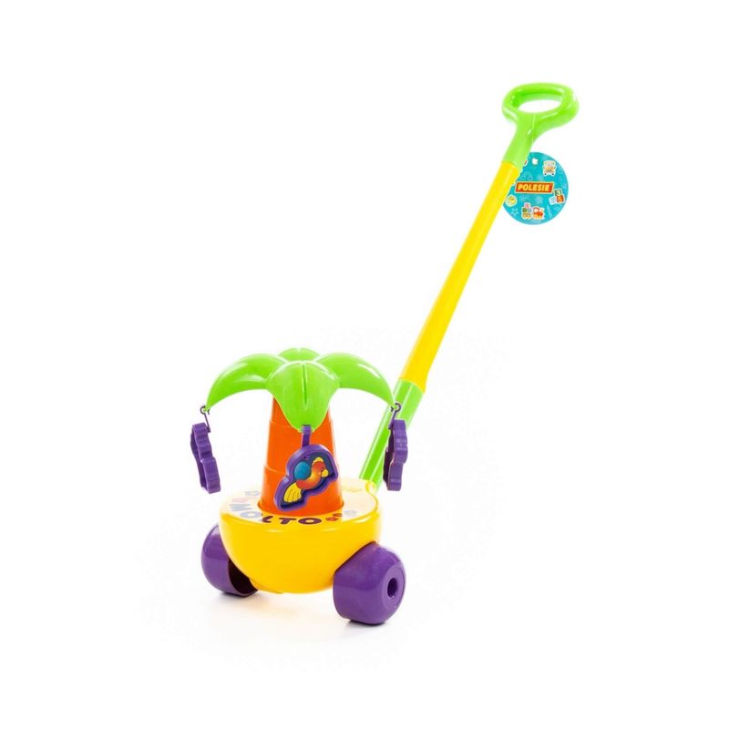 Jucarii, Copii si Bebe - Jucarii si jocuri - Jucarii bebelusi - Jucarii de tras/impins - Jucarie de impins, Palmier, 63 x 19 x 23 cm, Polesie - Infinity.ro