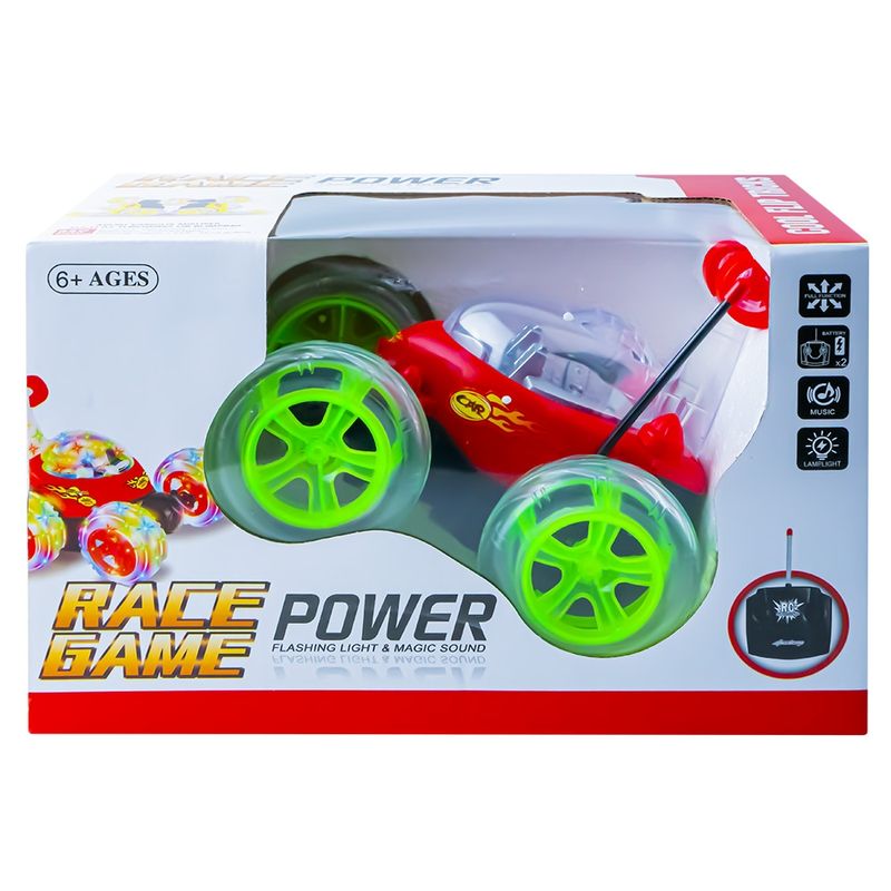 Jucarii, Copii si Bebe - Jucarii si jocuri - Vehicule si jucarii cu telecomanda - Masinute - Masina RC cu 2 fete, 17 x 15.5 x 13 cm - Infinity.ro