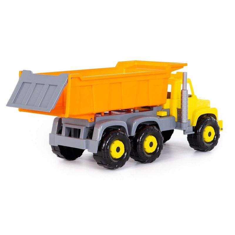 Jucarii, Copii si Bebe - Jucarii si jocuri - Vehicule si jucarii cu telecomanda - Utilaje constructie de jucarie - Camion - Supergigant, 81 x 32 x 33 cm, Polesie - Infinity.ro