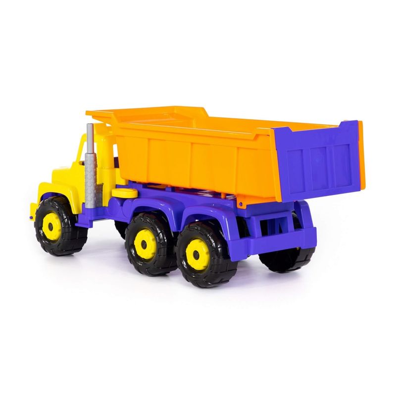 Jucarii, Copii si Bebe - Jucarii si jocuri - Vehicule si jucarii cu telecomanda - Utilaje constructie de jucarie - Camion - Supergigant, 81 x 32 x 33 cm, Polesie - Infinity.ro