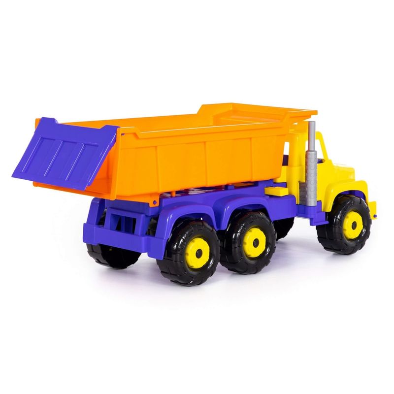 Jucarii, Copii si Bebe - Jucarii si jocuri - Vehicule si jucarii cu telecomanda - Utilaje constructie de jucarie - Camion - Supergigant, 81 x 32 x 33 cm, Polesie - Infinity.ro