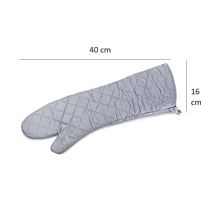 Casa si Gradina - Textile si covoare - Textile bucatarie - Manusi bucatarie - Manusa Bucatarie pentru Protectie Termica din Bumbac si PTFE 40 cm G Glixicom® - Infinity.ro