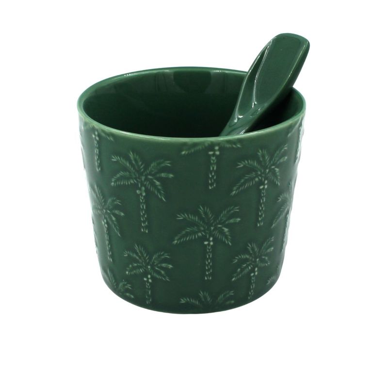 Casa si Gradina - Bucatarie si vesela - Vesela si tacamuri - Farfurii si boluri - Set portelan bol cu lingurita Tropicana - Infinity.ro