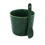 Casa si Gradina - Bucatarie si vesela - Vesela si tacamuri - Farfurii si boluri - Set portelan bol cu lingurita Tropicana - Infinity.ro