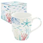 Casa si Gradina - Bucatarie si vesela - Cani si pahare - Cani si cesti - Cana din portelan 350 ml Under the sea - Infinity.ro