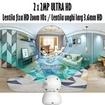 Casa si Gradina - Mobilier - Mobilier copii - Monitoare video copii - Baby Monitor, FullHD 2MP,Auto Tracking, Vedere Nocturna, Audio-Video,Rotire automata, Rezolutie 1920x1080,Senzor Miscare - Infinity.ro