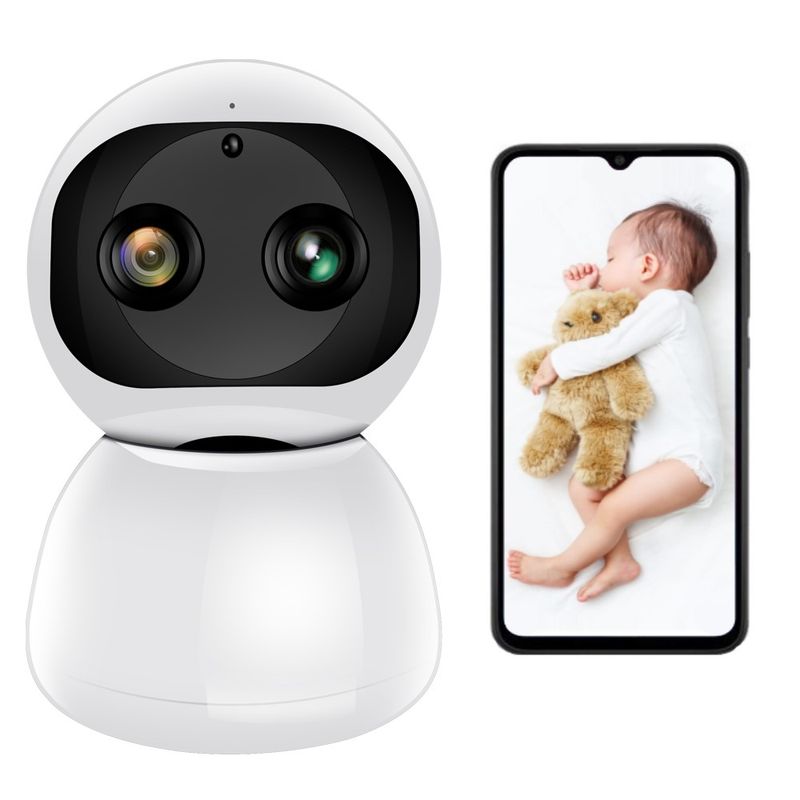 Casa si Gradina - Mobilier - Mobilier copii - Monitoare video copii - Baby Monitor, FullHD 2MP,Auto Tracking, Vedere Nocturna, Audio-Video,Rotire automata, Rezolutie 1920x1080,Senzor Miscare - Infinity.ro