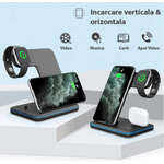 Laptop, Telefoane si Tablete - Telefoane mobile si accesorii - Accesorii Telefoane - Incarcatoare telefoane - Incarcator Wireless REVOSE™,Fast Charger 15W Incarcare Rapida Compatibil Apple Watch,Airpods,Iphone Android Samsung etc - Infinity.ro