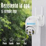 Casa si Gradina - Electrice - Smart Home - Camere de supraveghere - Camera de Supraveghere Video REVOSE™ 5MP 2560x1920, Aplicatie Dedicata, Intelligent Tracking, PTZ, WIFI, Lan, AP hotspot - Infinity.ro