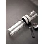 Casa si Gradina - Bucatarie si vesela - Accesorii bar - Termosuri si Cani termos - Sticla portabila termorezistenta pentru prepararea ceaiului, din INOX Alimentar, 450 ml, alb - Infinity.ro