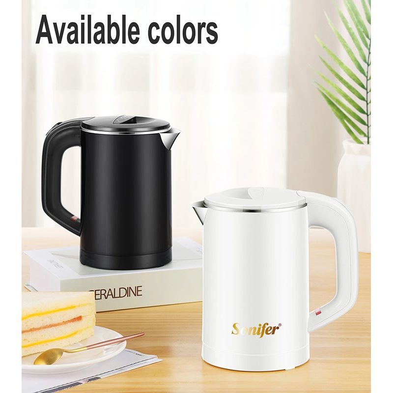 Electronice si Electrocasnice - Electrocasnice bucatarie - Preparare bauturi - Fierbatoare de apa - Fierbator electric Sonifer SF-2058 Capacitate 0,6L - Infinity.ro