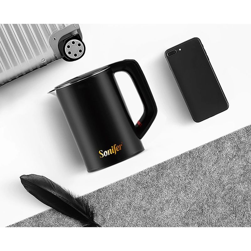 Electronice si Electrocasnice - Electrocasnice bucatarie - Preparare bauturi - Fierbatoare de apa - Fierbator electric Sonifer SF-2058 Capacitate 0,6L - Infinity.ro