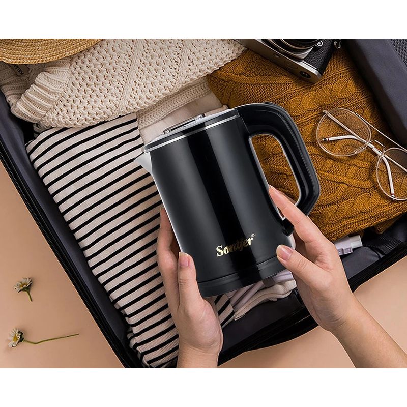 Electronice si Electrocasnice - Electrocasnice bucatarie - Preparare bauturi - Fierbatoare de apa - Fierbator electric Sonifer SF-2058 Capacitate 0,6L - Infinity.ro