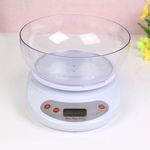 Casa si Gradina - Bucatarie si vesela - Ustensile bucatarie - Ustensile de masurat de bucatarie - Cantar pentru bucatarie , bol inclus , greutate maxima 5 Kg , display LCD , inchidere automata - Infinity.ro