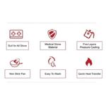 Casa si Gradina - Bucatarie si vesela - Vase pentru gatit - Tigai si seturi - Tigaie wok cu strat de ceramica, 34cm - Infinity.ro