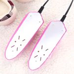 Electronice si Electrocasnice - Masini si uscatoare de rufe - Uscatoare de rufe - Uscator electric pentru pantofi, ProCart, 2 capete, uscare rapida, alimentare retea, roz - Infinity.ro