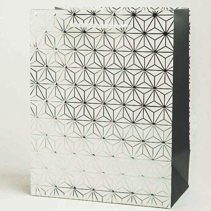 Market - Cadouri - Pungi cadou si accesorii - Set de 12 pungi cadou Omega, 18x23x10cm, romb, mat - Infinity.ro