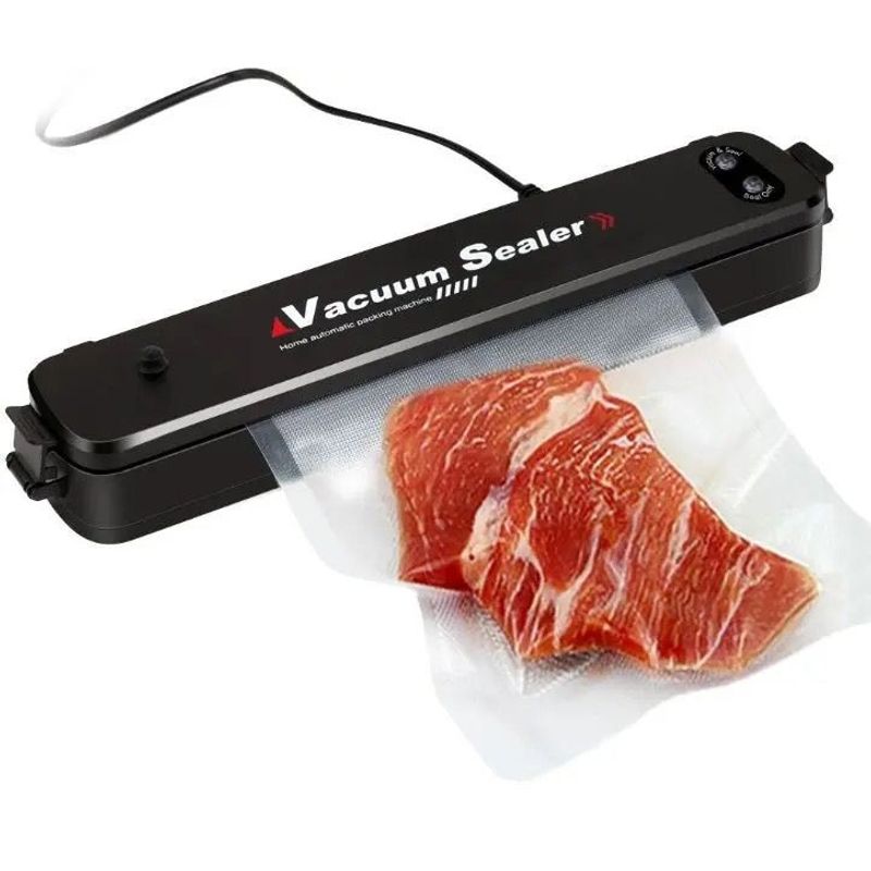 Electronice si Electrocasnice - Electrocasnice bucatarie - Mixere, tocatoare & roboti de bucatarie - Aparate de vidat - Aparat de vidare alimente, cu 10 pungi incluse - Infinity.ro