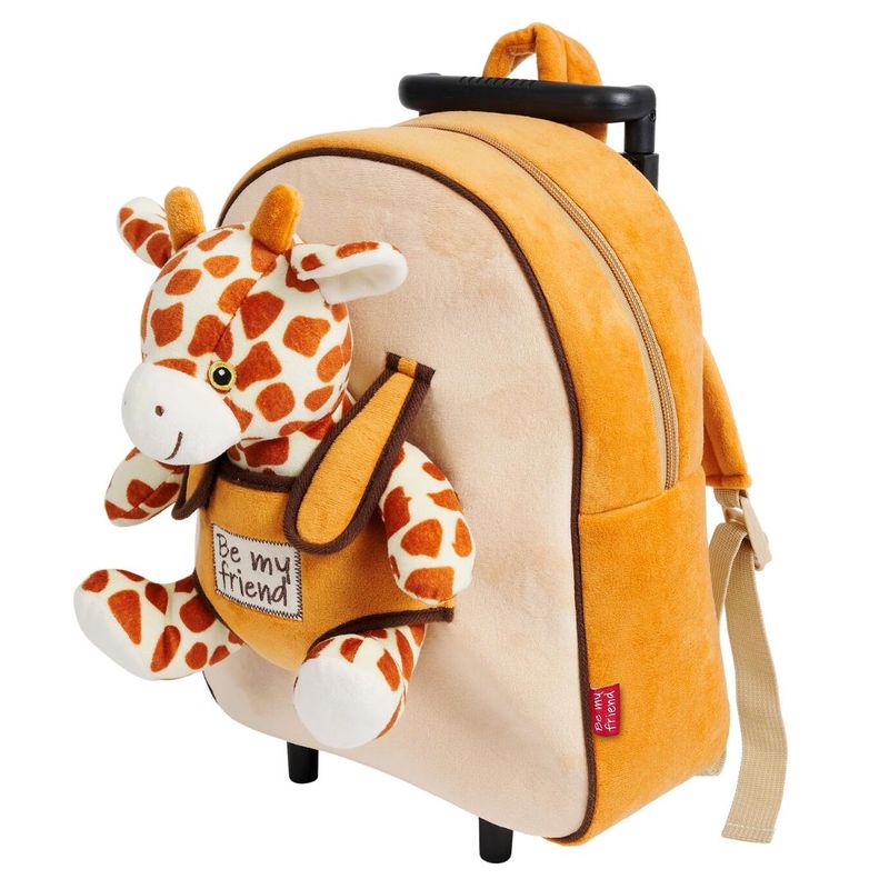 Carti si Birotica - Rechizite - Rucsacuri si genti scolare - Rucsac Troller cu girafa plus detasabila - Infinity.ro