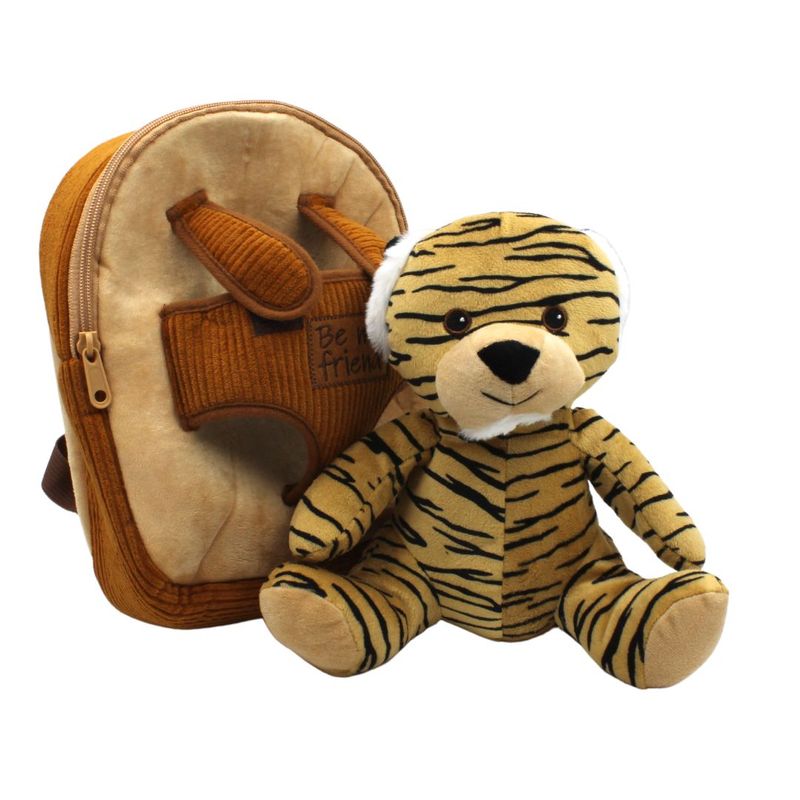 Carti si Birotica - Rechizite - Rucsacuri si genti scolare - Ghiozdan cu tigru plus detasabil 21cm - Infinity.ro