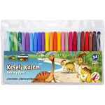 Carti si Birotica - Birotica - Instrumente de scris - Markere si carioci - Set carioca 24 culori, NOVA COLOR, NC-621 - Infinity.ro