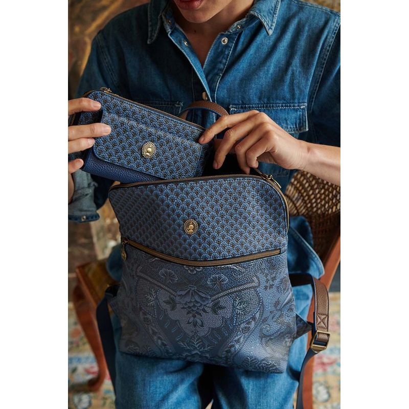 Fashion, accesorii si bijuterii - Femei - Accesorii femei - Genti si rucsacuri femei - Rucsac Kyoto Festival Denim Blue 28x36x11cm - Infinity.ro