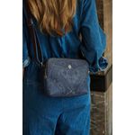 Fashion, accesorii si bijuterii - Femei - Accesorii femei - Genti si rucsacuri femei - Geanta tip postas Medium Kyoto Festival Denim Blue 23.5x18x7.5cm - Infinity.ro