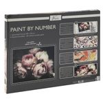 Jucarii, Copii si Bebe - Jucarii si jocuri - Jucarii & jocuri educative - Seturi pictura si desen - Pictura pe numere Flori, 40x50cm, 24 culori, 4 pensule - Infinity.ro