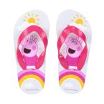 Fashion, accesorii si bijuterii - Copii - Incaltaminte copii - Slapi si papuci copii - Papuci pentru fetite Peppa Pig albi - 28-29 EU - Infinity.ro