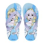 Fashion, accesorii si bijuterii - Copii - Incaltaminte copii - Slapi si papuci copii - Papuci pentru fetite Elsa culoarea albastru - 26-27 EU - Infinity.ro