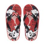 Fashion, accesorii si bijuterii - Copii - Incaltaminte copii - Slapi si papuci copii - Papuci cu fundite pentru fetite Minnie - 28-29 EU - Infinity.ro