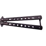 Sport si Outdoor - Camping - Cutite, bricege si accesorii - Cutite si bricege - Set doua briceaguri fluture de antrenament IdeallStore®, Black Distortion, otel inoxidabil - Infinity.ro