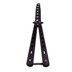 Sport si Outdoor - Camping - Cutite, bricege si accesorii - Cutite si bricege - Set doua briceaguri fluture de antrenament IdeallStore®, Black Distortion, otel inoxidabil - Infinity.ro