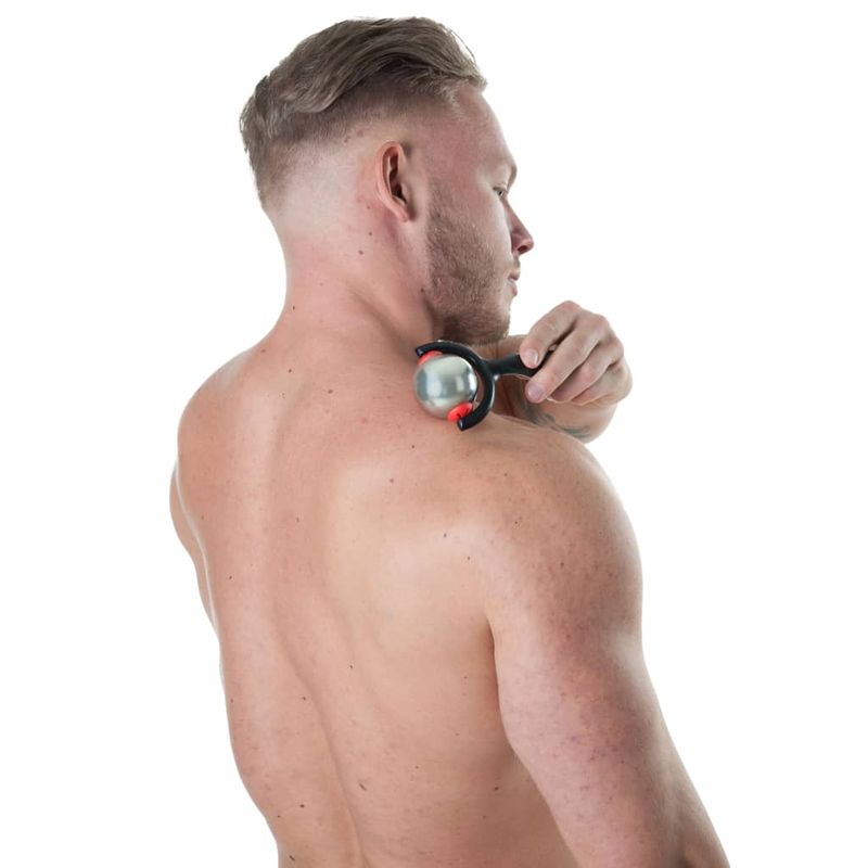 Ingrijire personala si Cosmetice - Sanatate si wellness - Articole wellness - Aparate si dispozitive de masaj - Pure2Improve Bila rola de masaj la rece cu maner P2I202050 - Infinity.ro