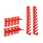 Casa si Gradina - Constructii - Depozitare, transport si protectie - Organizatoare si cutii scule - Set cutii depozitare 39 piese cu panouri de perete, rosu&negru - Infinity.ro