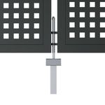 Casa si Gradina - Constructii - Usi interior, exterior si garaj - Usi garaj - Poarta pentru gradina, antracit, 400x225 cm, otel - Infinity.ro