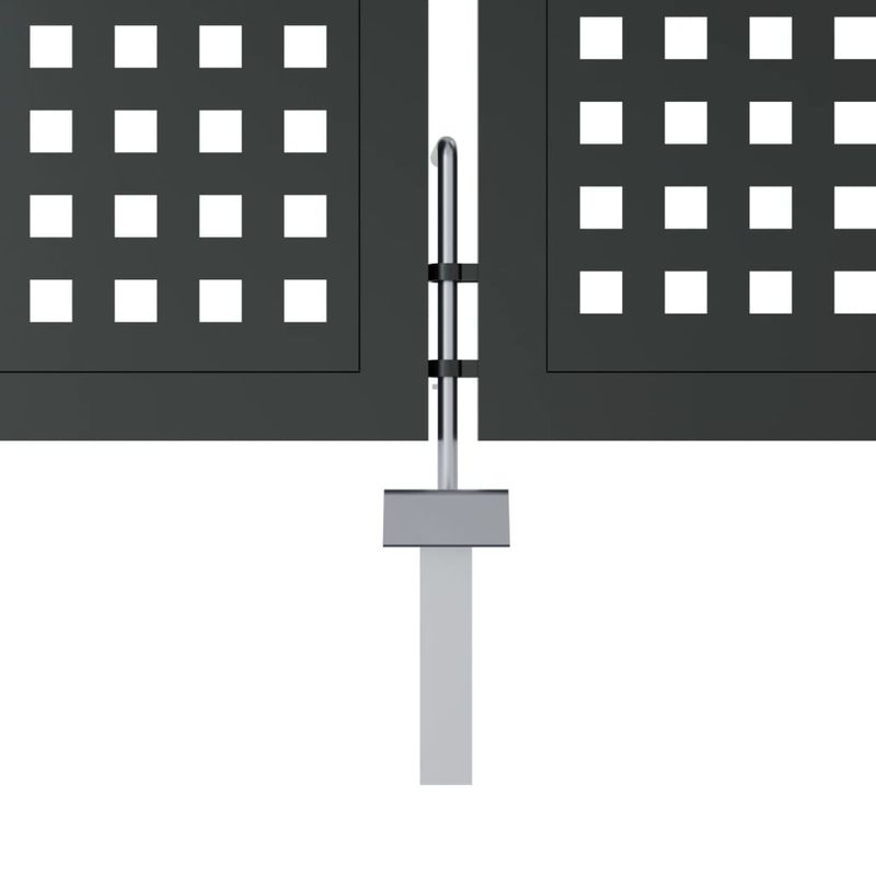Casa si Gradina - Constructii - Usi interior, exterior si garaj - Usi garaj - Poarta de gradina, antracit, 300x200 cm, otel - Infinity.ro