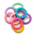 Fashion, accesorii si bijuterii - Copii - Accesorii copii - Accesorii pentru par copii - Set 25 elastice de par, Omega, Plastic, Multicolor mat - Infinity.ro