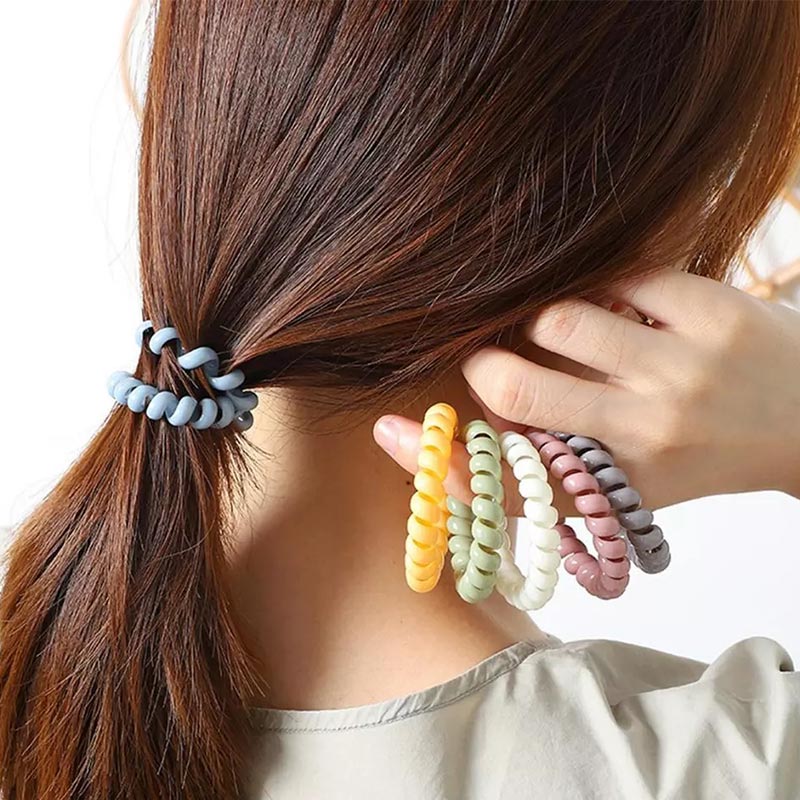 Fashion, accesorii si bijuterii - Copii - Accesorii copii - Accesorii pentru par copii - Set 25 elastice de par, Omega, Plastic, Multicolor mat - Infinity.ro