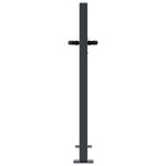 Casa si Gradina - Constructii - Usi interior, exterior si garaj - Usi garaj - Poarta pentru gradina, antracit, 105x80 cm, otel, model bambus - Infinity.ro