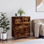 Casa si Gradina - Mobilier - Comode si corpuri - Comode - Comoda cu sertare, stejar afumat, 69,5x34x90 cm, lemn prelucrat - Infinity.ro