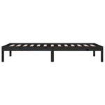 Casa si Gradina - Mobilier - Paturi si accesorii - Paturi - Pat de zi, negru, 80x200 cm, lemn masiv de pin - Infinity.ro